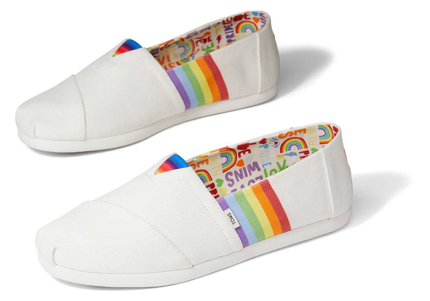 Toms Alpargata Unity Rainbow Espadrille White - Mens - 08371-TYZI